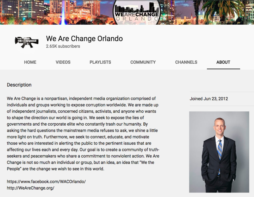 Justin Harvey - WeAreChange Orlando - YouTube About