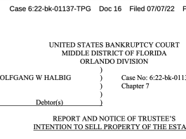Wolfgang Halbig files Bankruptcy